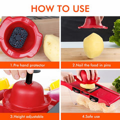 10 in 1 Multifunction Vegetable Slicer Cutter